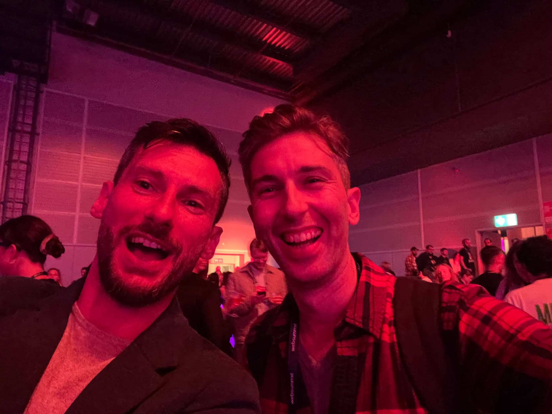 Lucian Cordunenu photo with locals at Night Summit